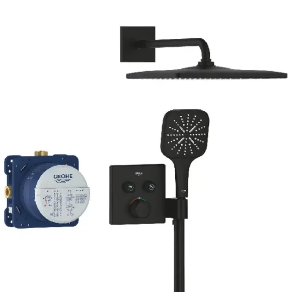 Mitigeur de douche grohe tempesta 250 noir